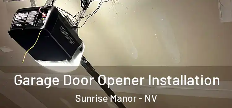  Garage Door Opener Installation Sunrise Manor - NV
