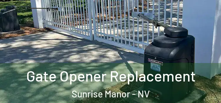  Gate Opener Replacement Sunrise Manor - NV