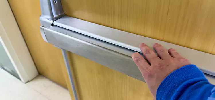 Installing a Push Bar on a Door Sunrise Manor