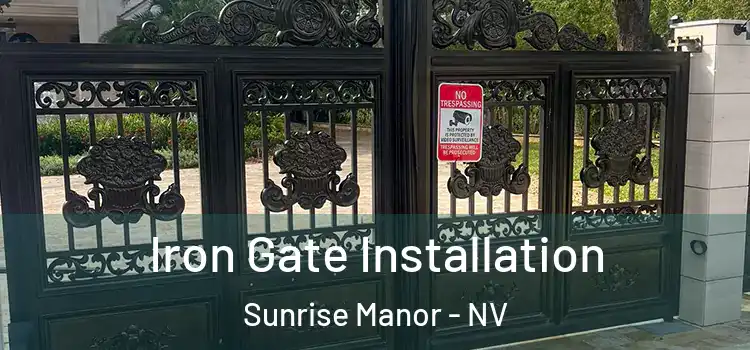  Iron Gate Installation Sunrise Manor - NV